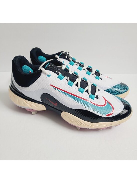 Nike Alpha Huarache Elite 4 Low RBI Metal Baseball Cleats FZ7345-103 Size 12.5